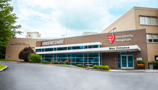 Exterior view of University Hospitals Conneaut Medical Center Building.